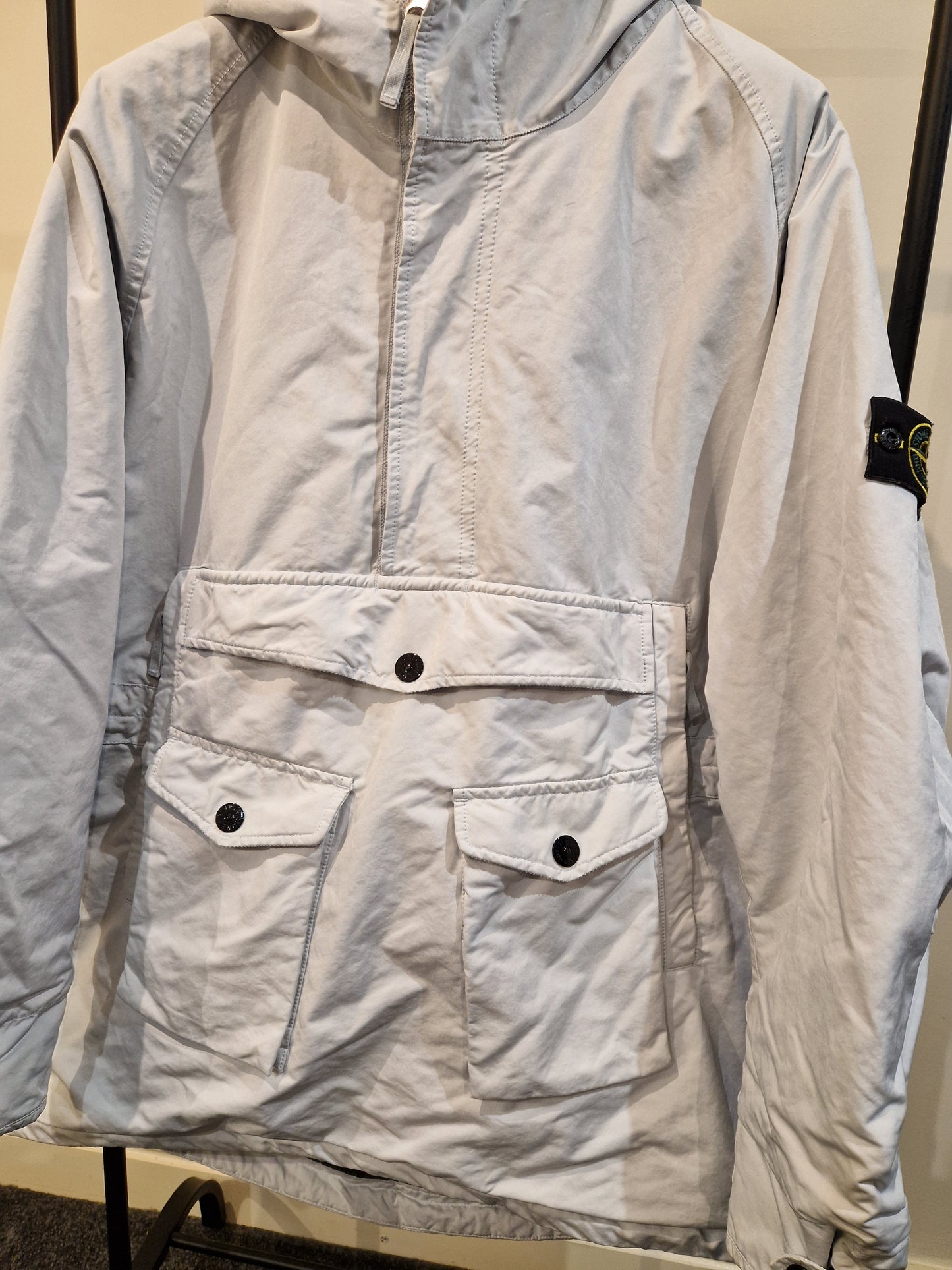 Stone Island David-TC Primaloft Hooded Smock - Ice