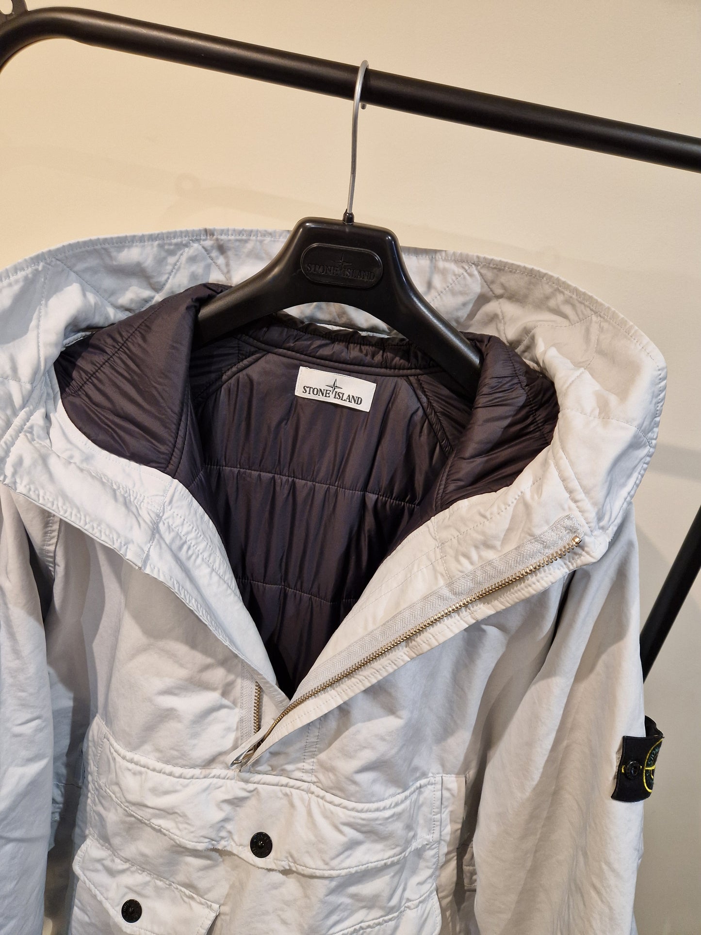 Stone Island David-TC Primaloft Hooded Smock - Ice