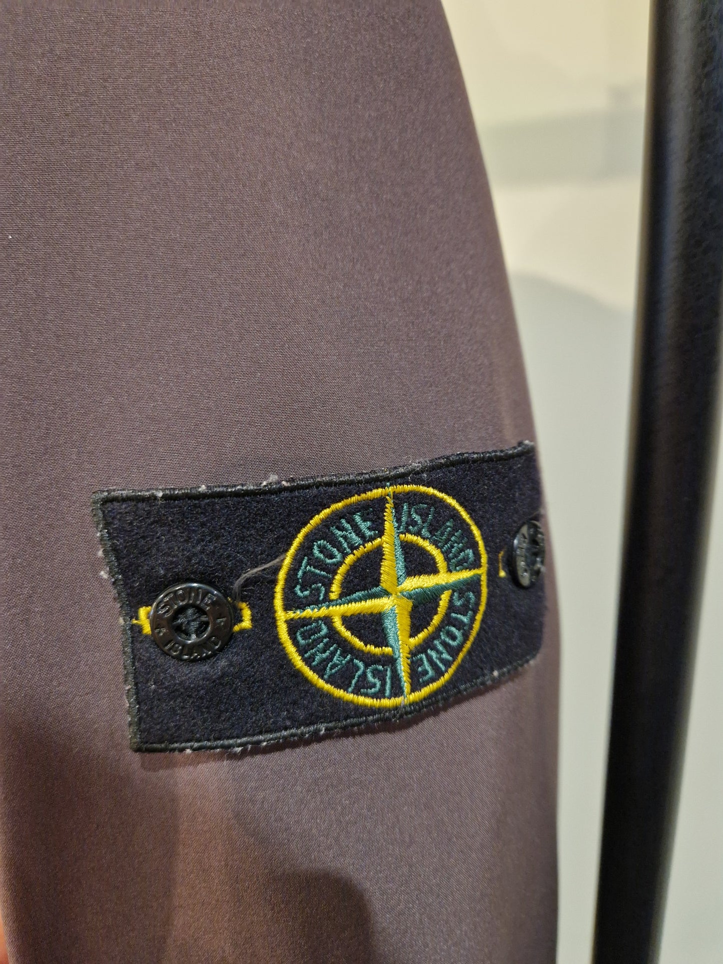 Stone Island Softshell-R Hooded Jacket - Burgundy