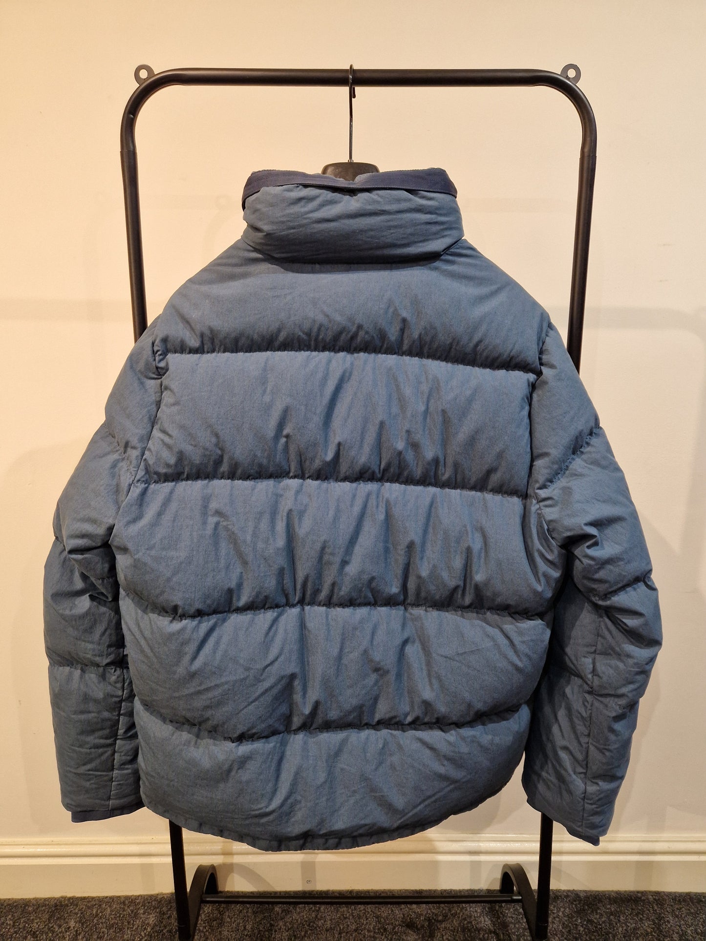 CP Company 50 Fili Padded Hooded Jacket - Ink Blue