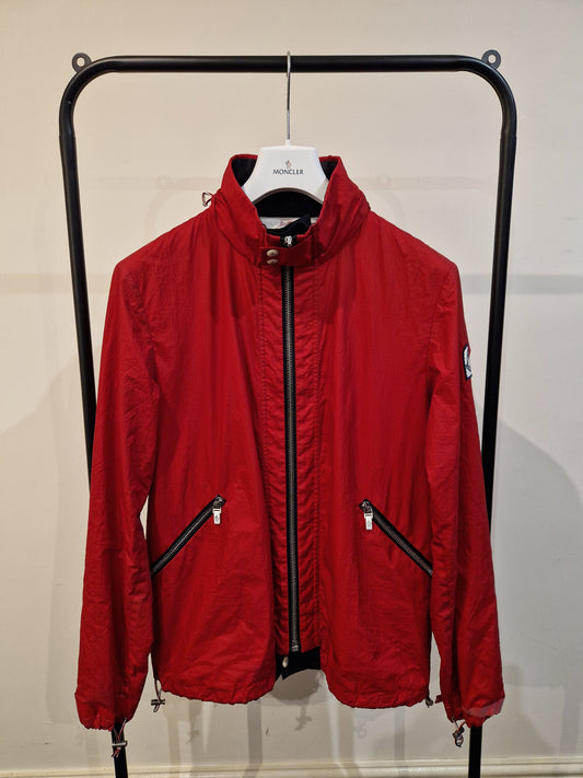 Moncler Lightweight Hooded Jacket - Red