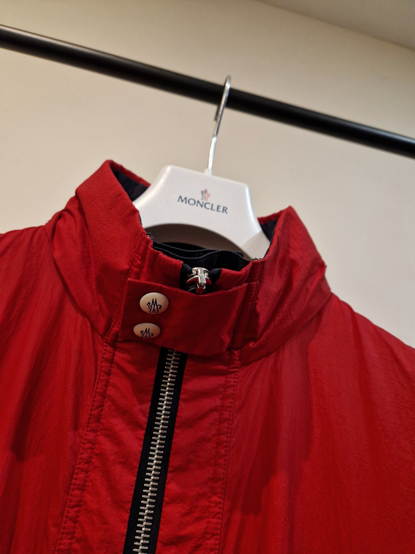 Moncler Lightweight Hooded Jacket - Red
