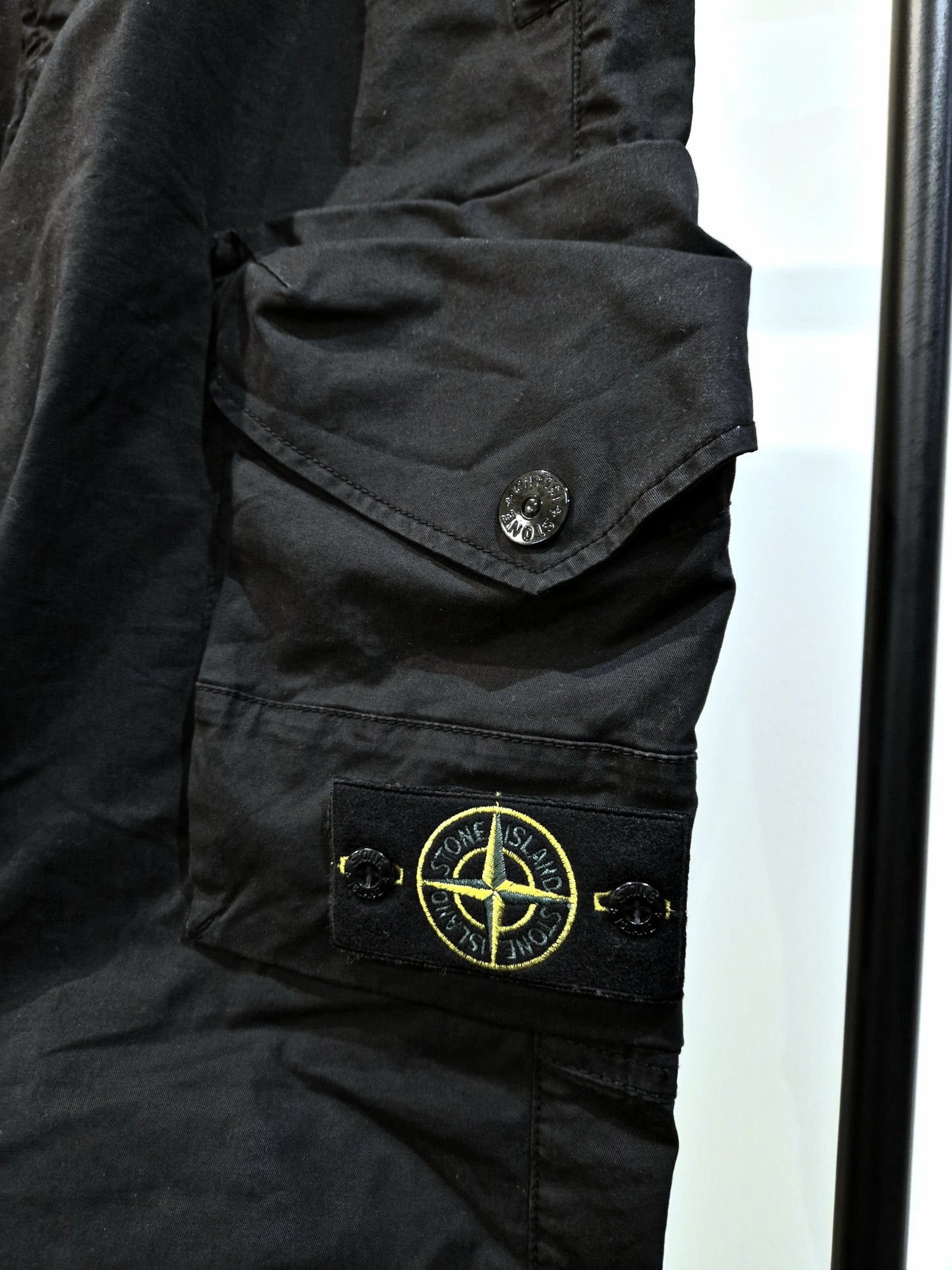 Stone Island RE-T Cargo Pants - Black