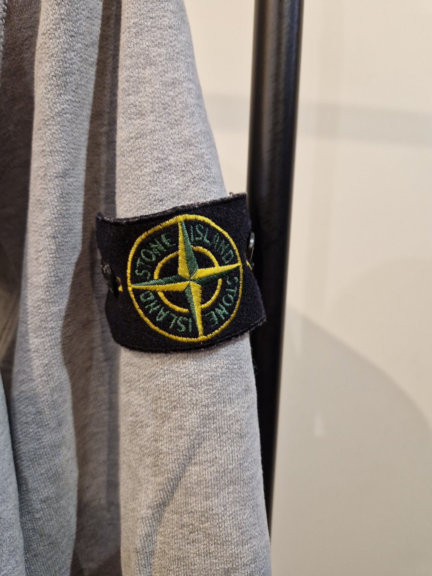 Stone Island Crewneck Fleece Sweatshirt - Grey