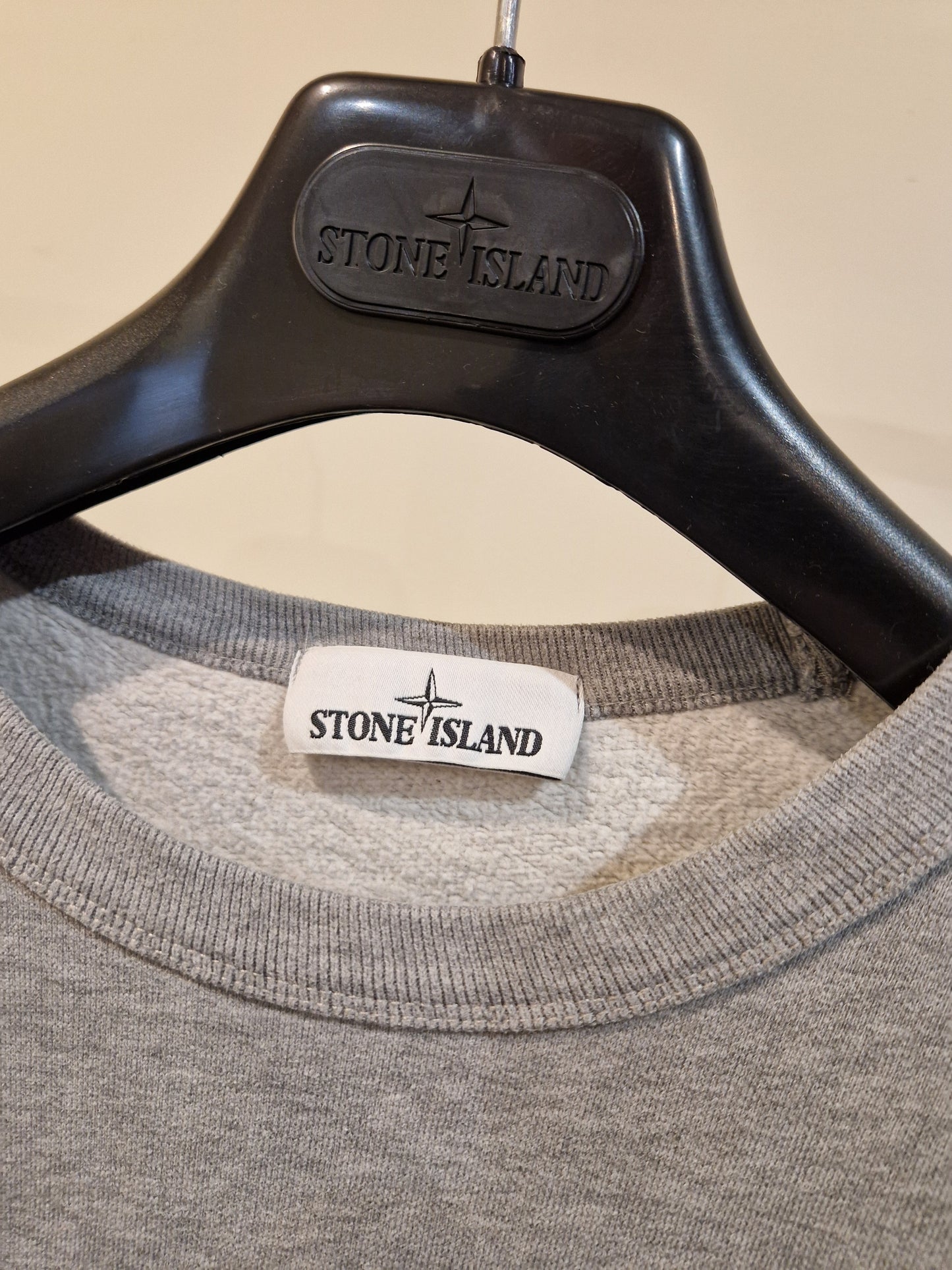 Stone Island Crewneck Fleece Sweatshirt - Grey