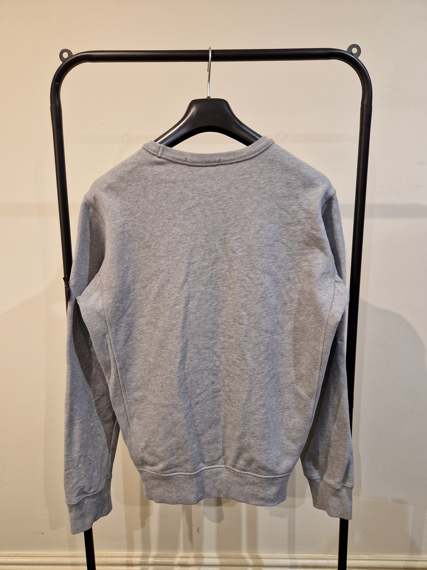 Stone Island Crewneck Fleece Sweatshirt - Grey