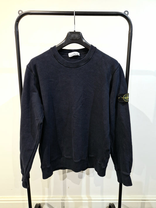 Stone Island Crewneck Dyed Sweatshirt - Navy Blue