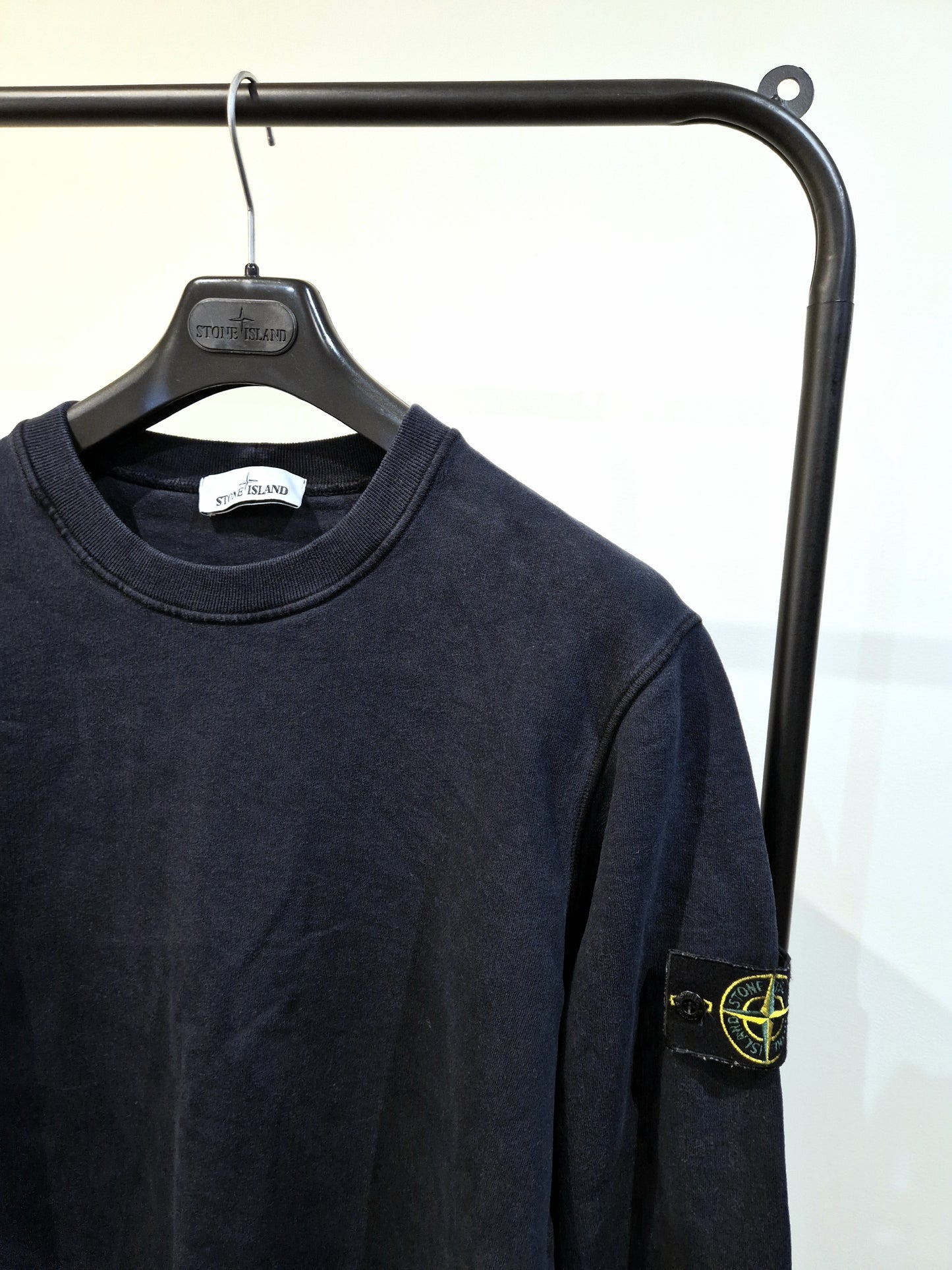 Stone Island Crewneck Dyed Sweatshirt - Navy Blue