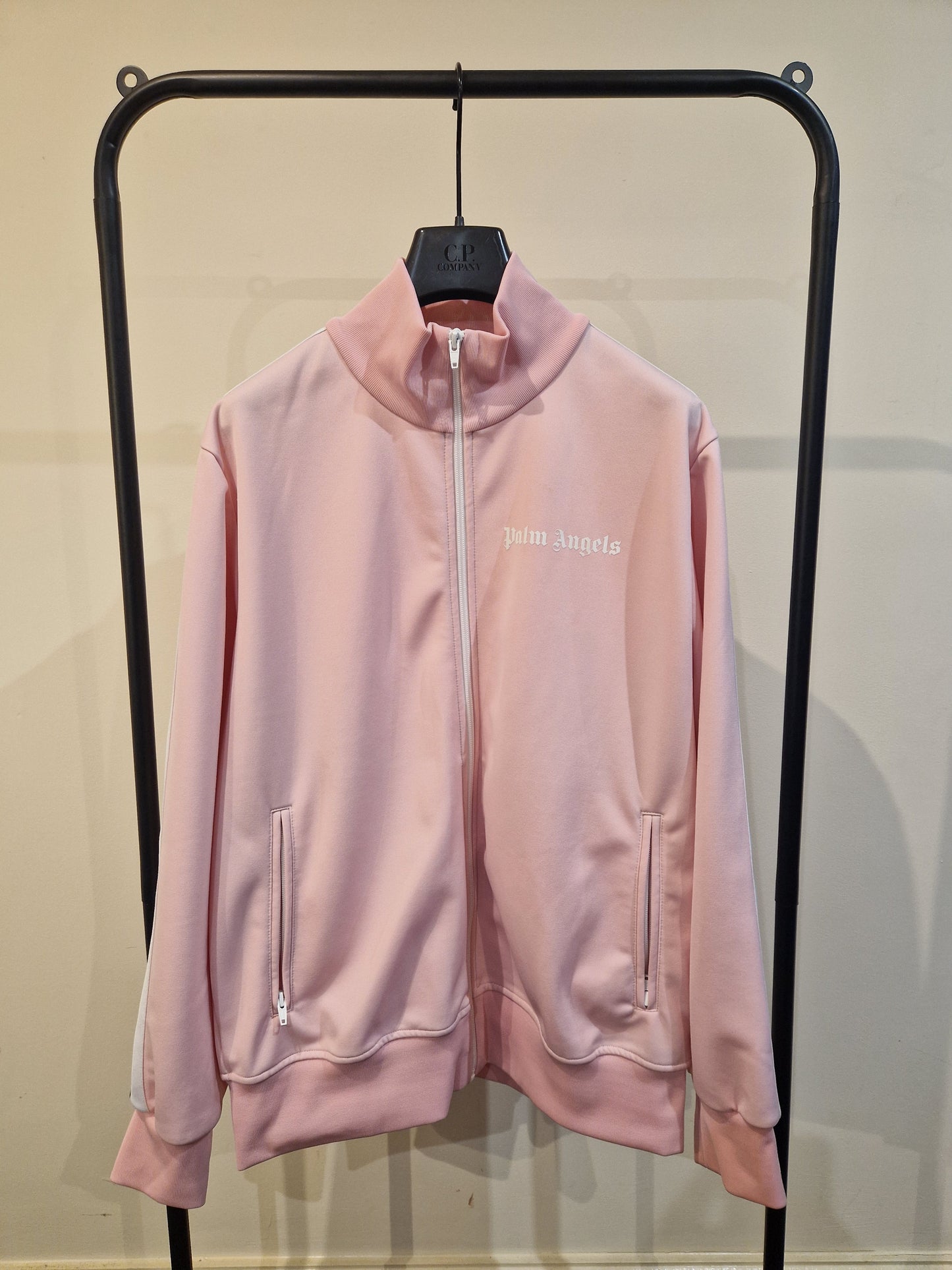 Palm Angels Zip-Through Track Jacket - Pink