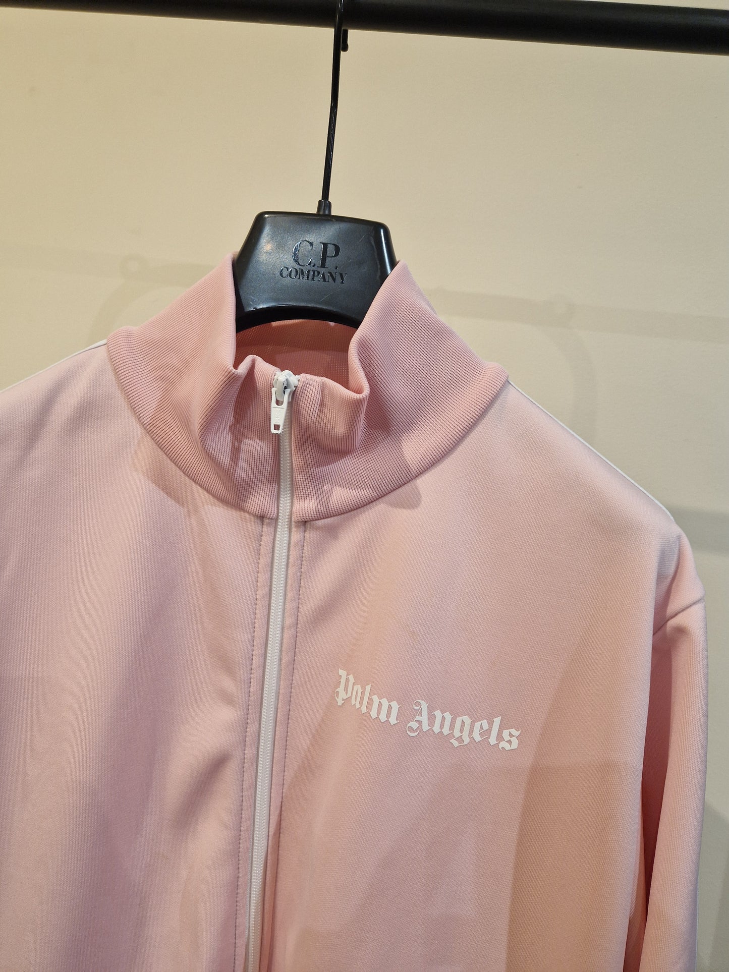 Palm Angels Zip-Through Track Jacket - Pink