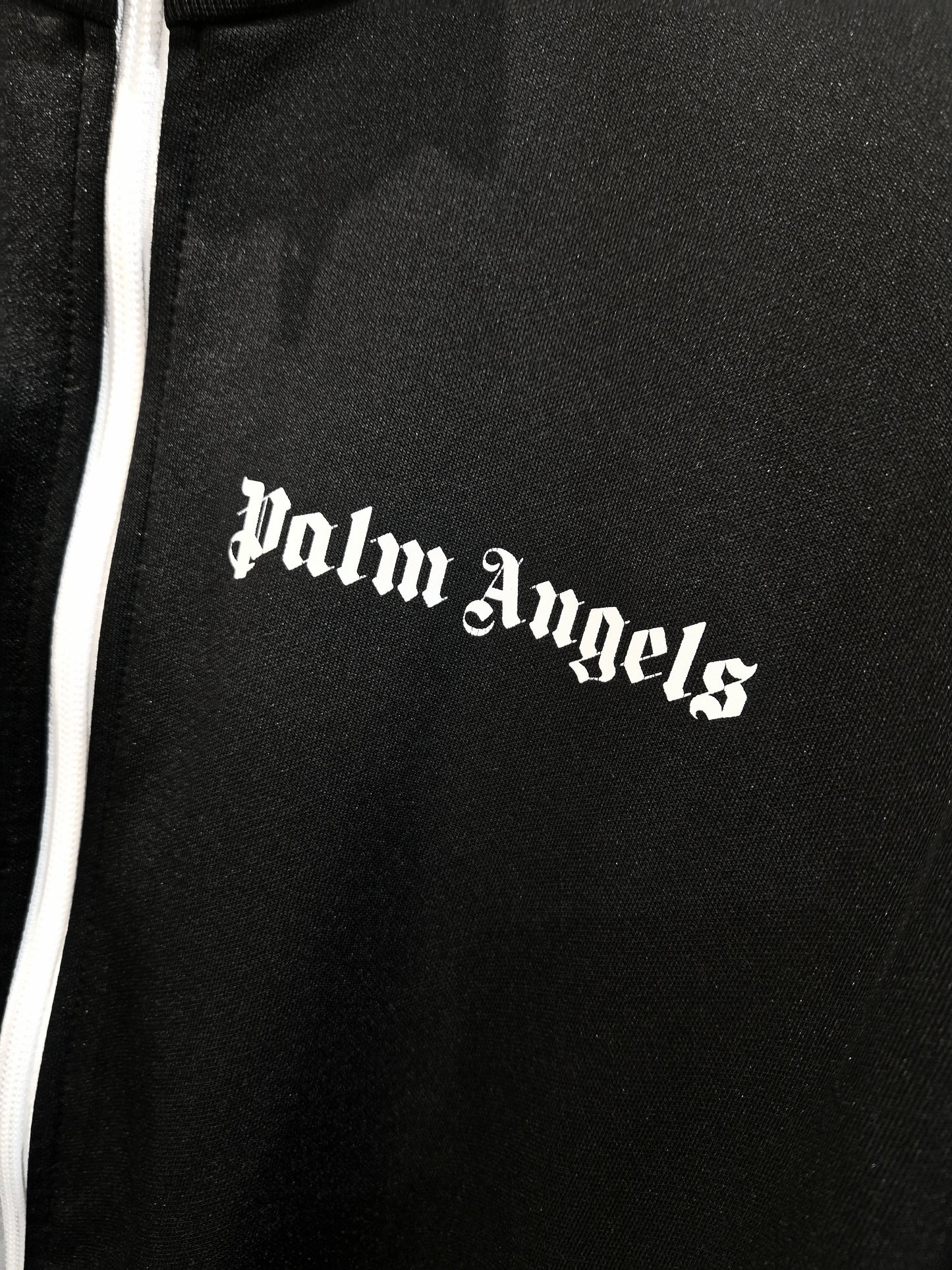 Palm Angels Zip-Through Track Jacket - Black