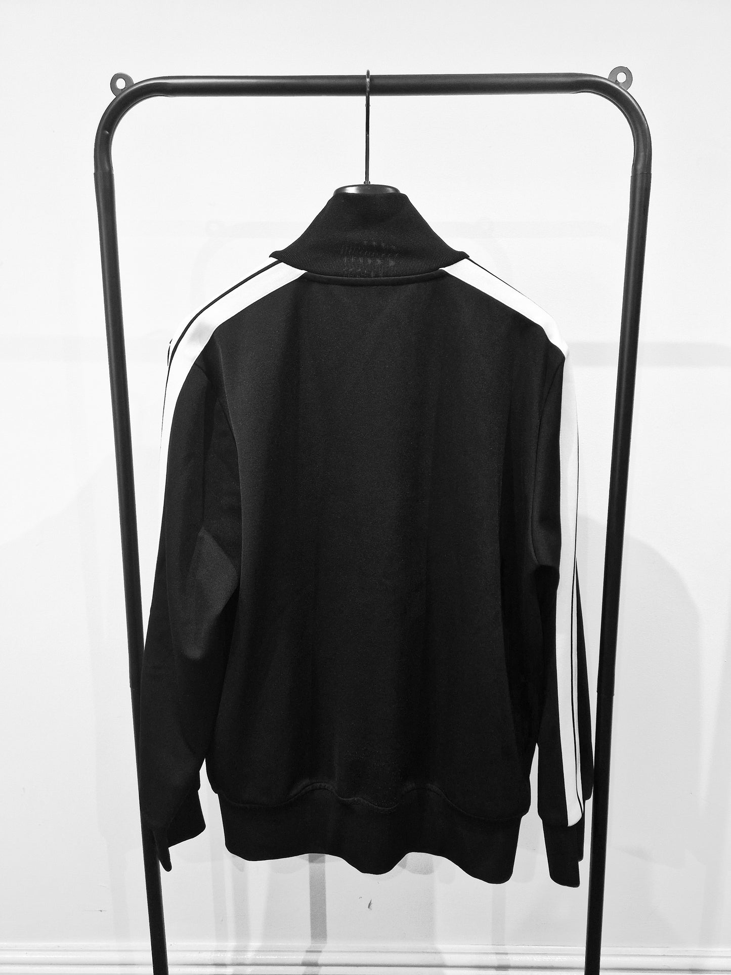 Palm Angels Zip-Through Track Jacket - Black
