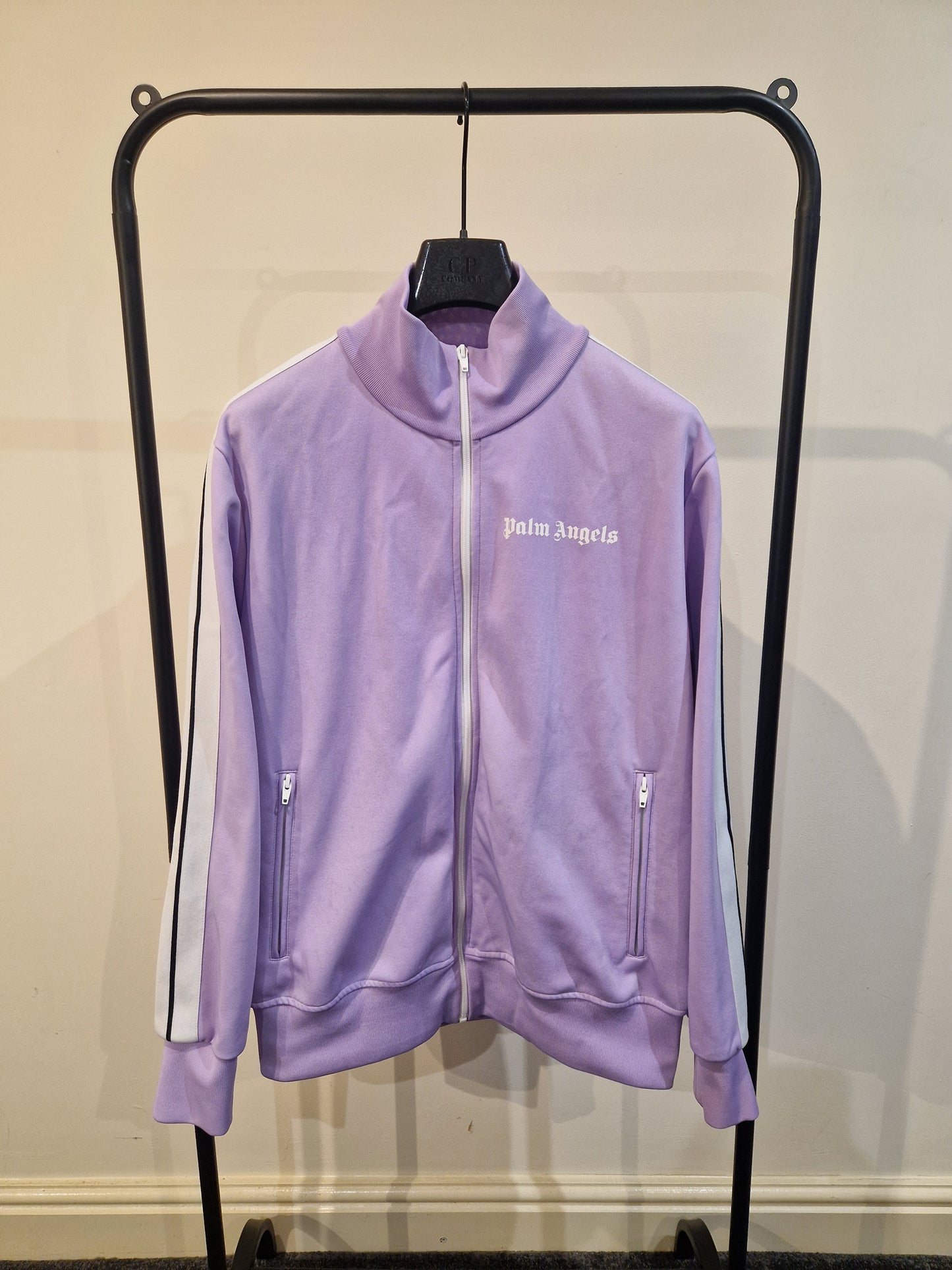 Palm Angels Zip-Through Track Jacket - Lilac
