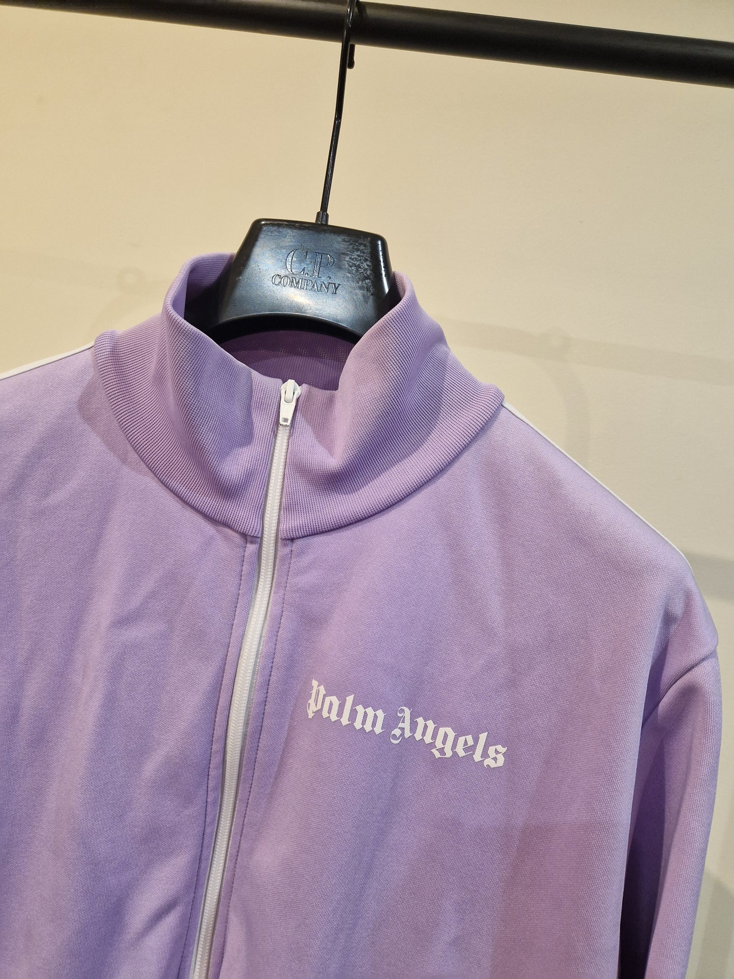 Palm Angels Zip-Through Track Jacket - Lilac
