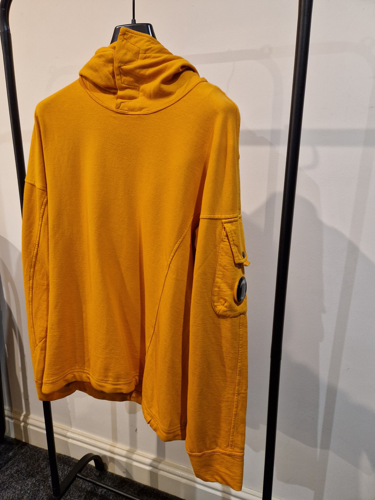 C.P. Company Light Fleece Overhead Hoodie - Desert Sun