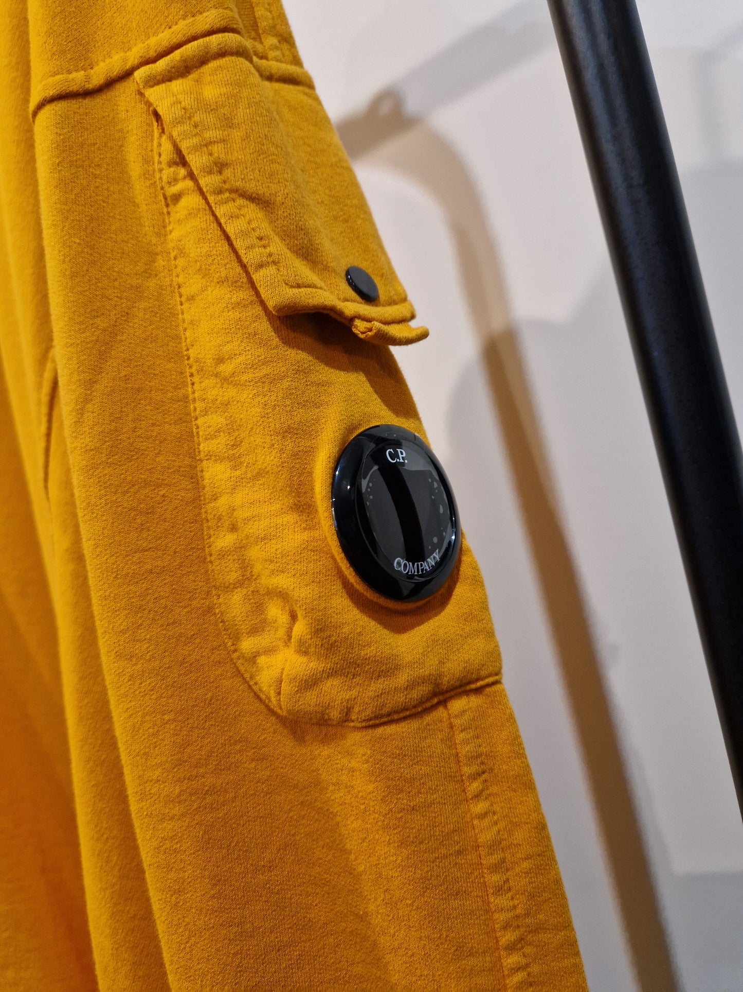 C.P. Company Light Fleece Overhead Hoodie - Desert Sun