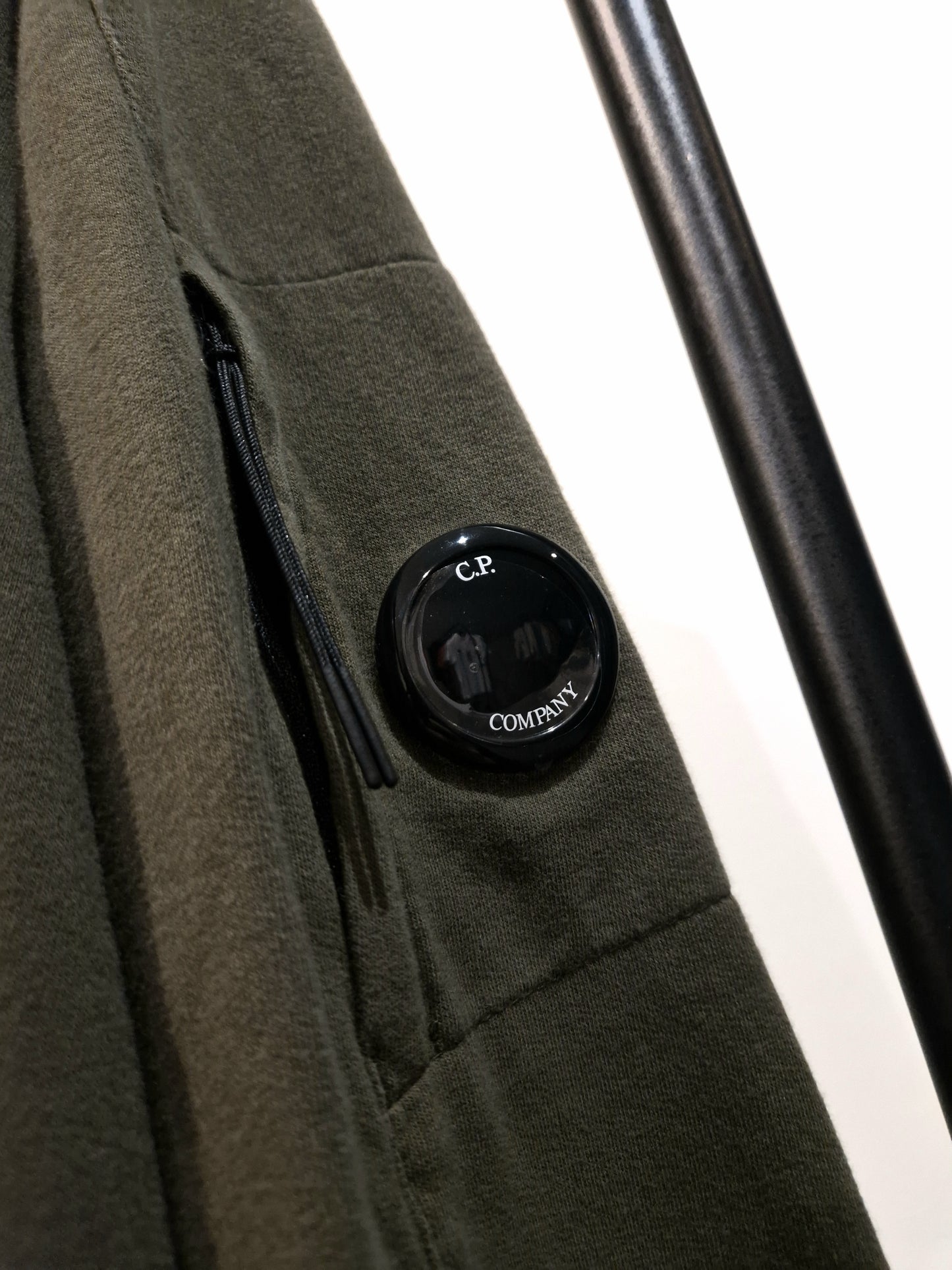 C.P. Company Light Fleece Lens Sweatshirt - Ivy Green