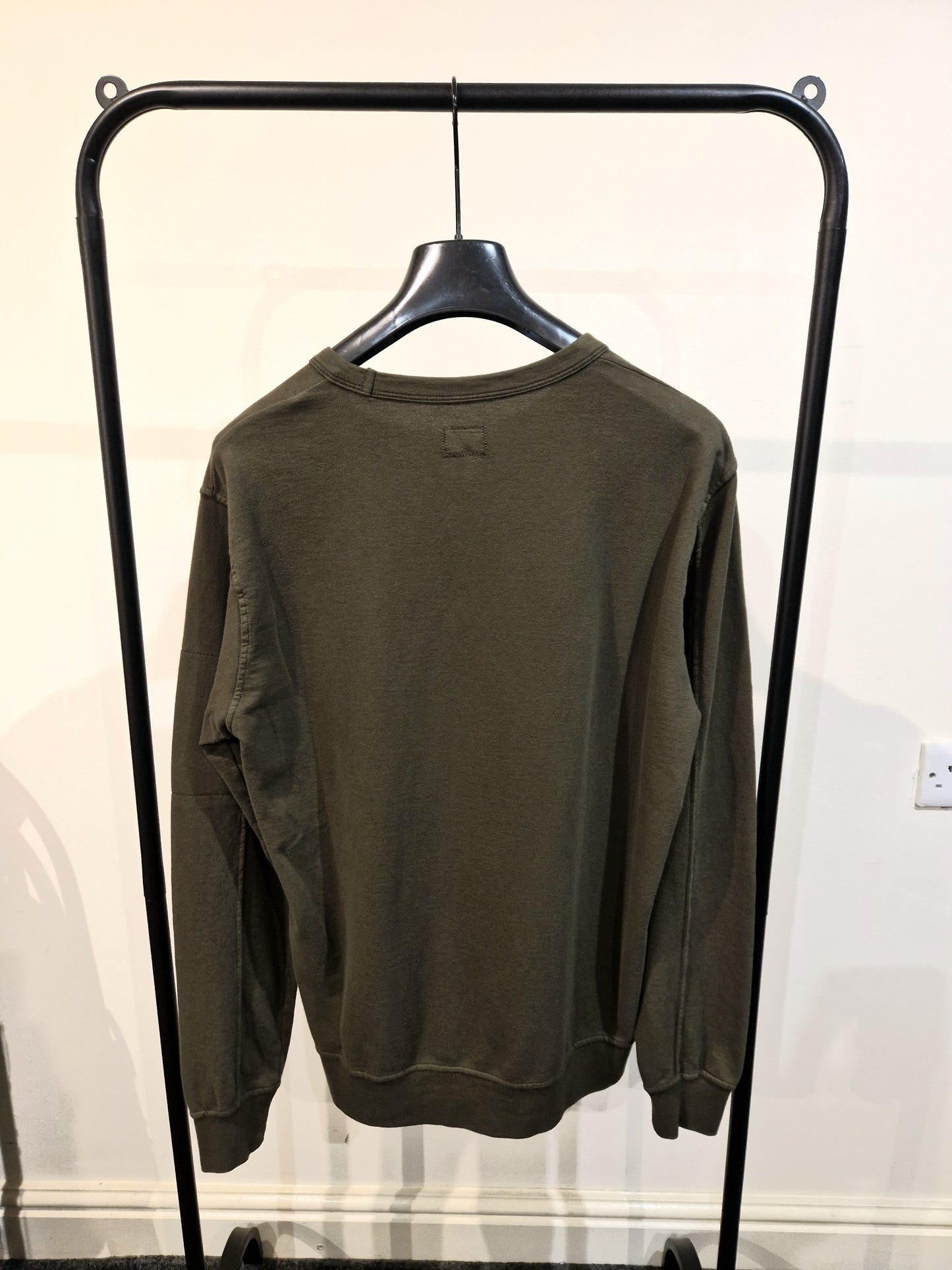 C.P. Company Light Fleece Lens Sweatshirt - Ivy Green
