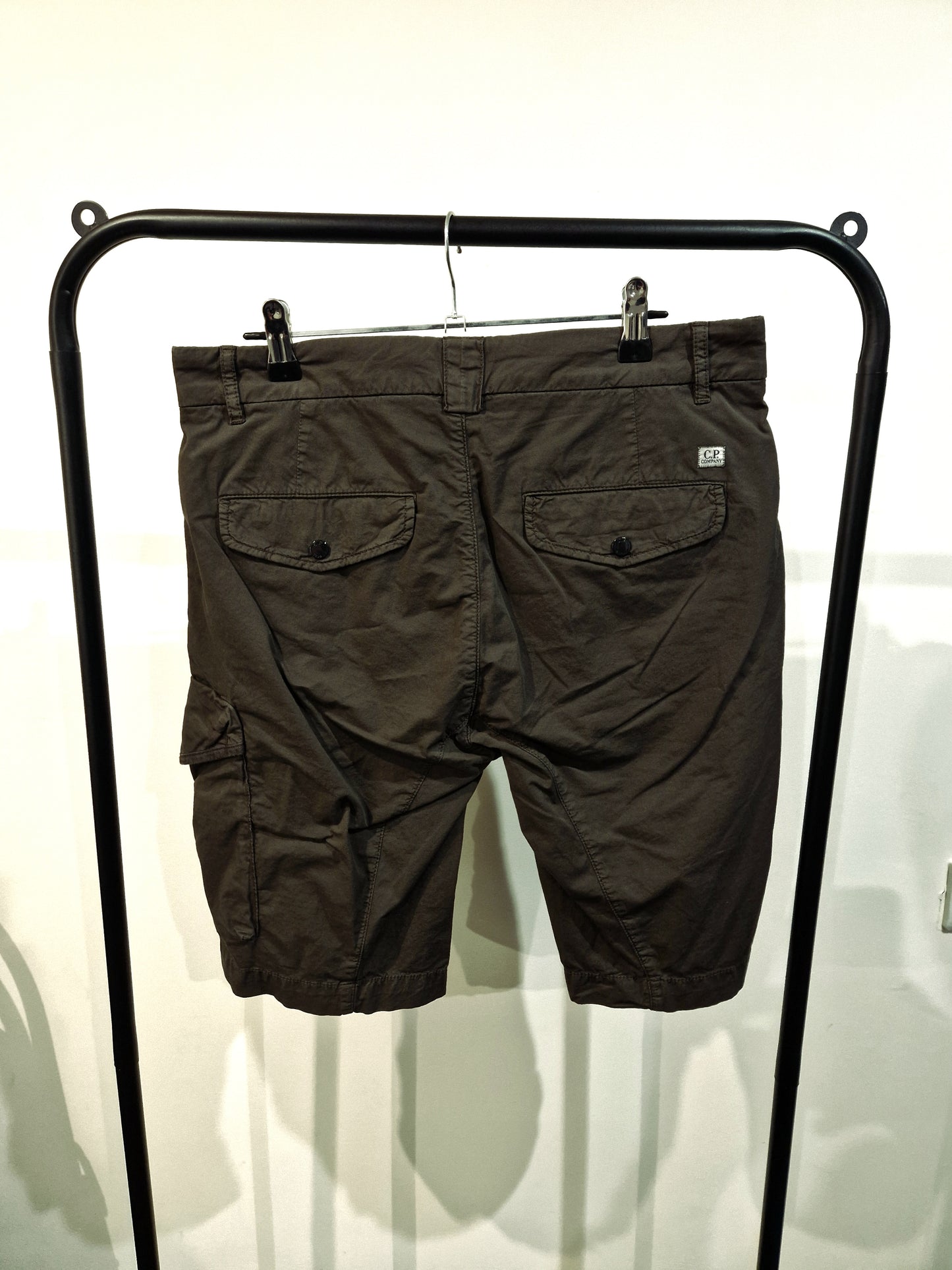 C.P. Company Twill Stretch Cargo Shorts - Ivy Green