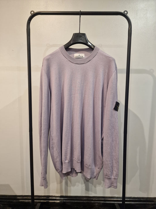 Stone Island Wool Jumper - Lilac