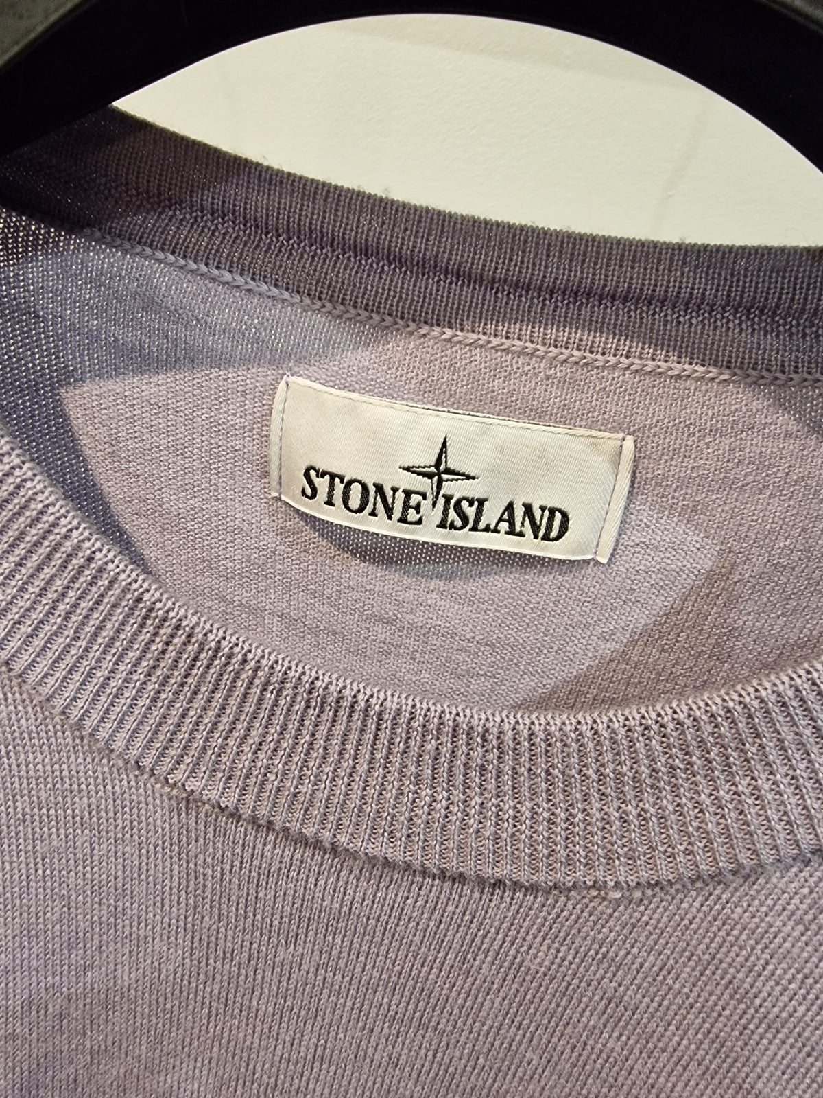 Stone Island Wool Jumper - Lilac