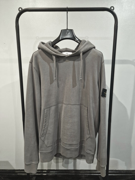 Stone Island Overhead Hooded Sweatshirt - Olive Green