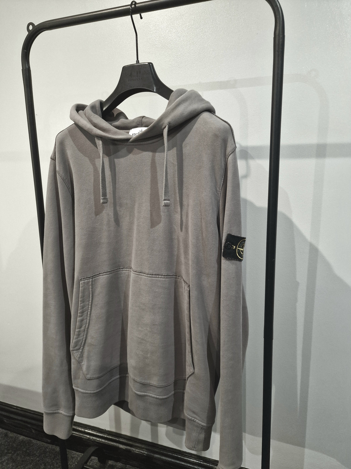 Stone Island Overhead Hooded Sweatshirt - Olive Green