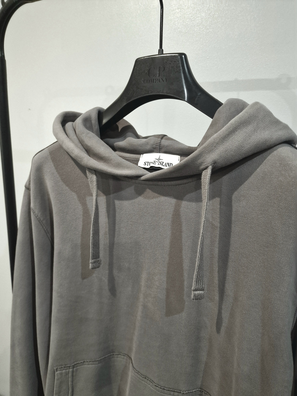 Stone Island Overhead Hooded Sweatshirt - Olive Green
