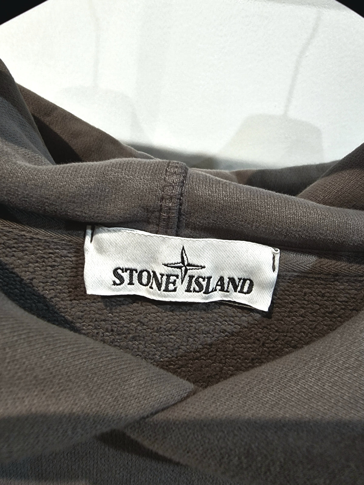 Stone Island Overhead Hooded Sweatshirt - Olive Green