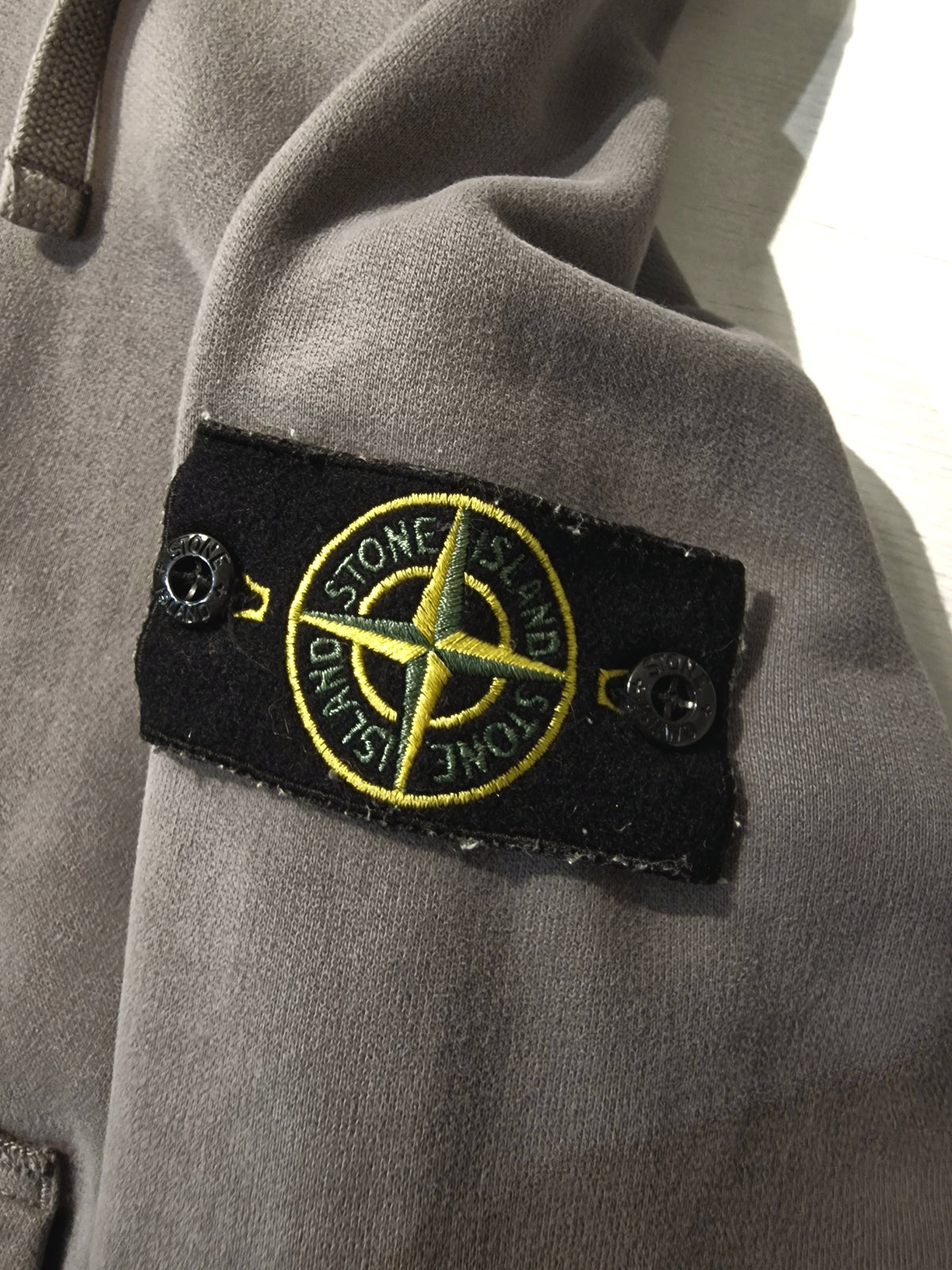 Stone Island Overhead Hooded Sweatshirt - Olive Green