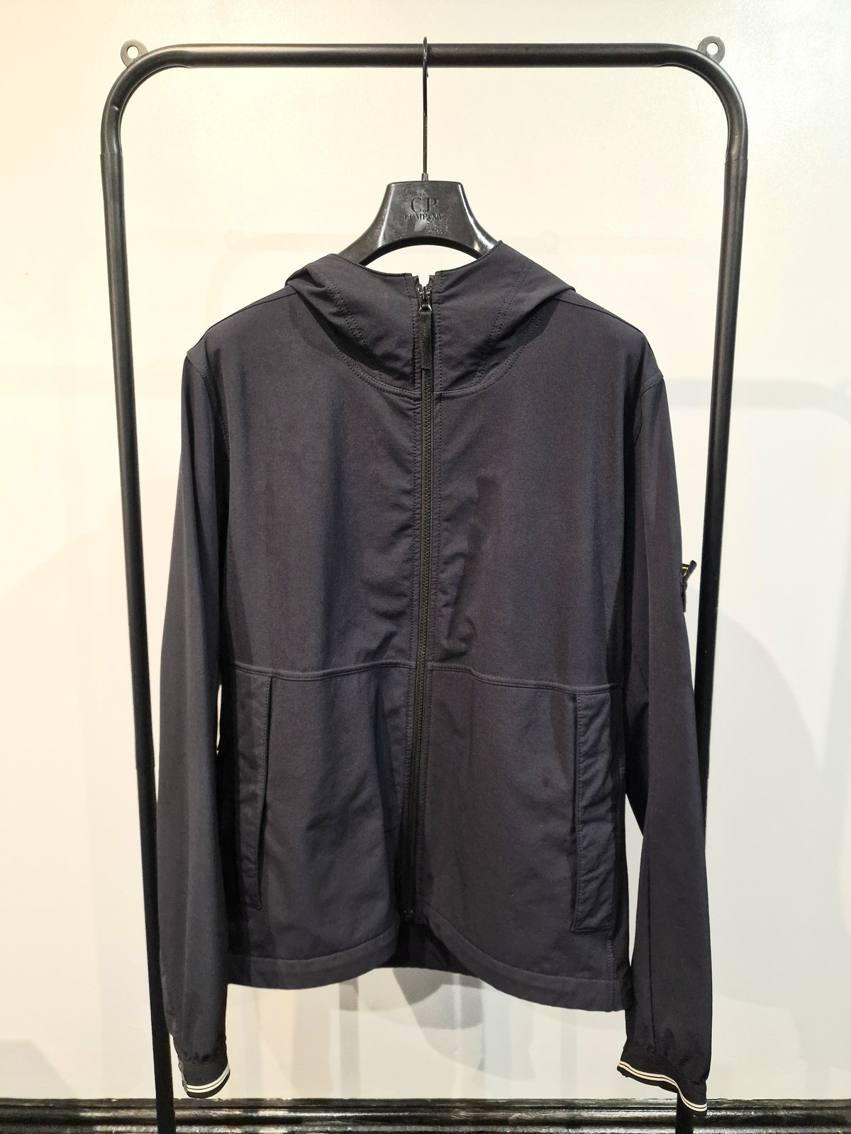 Stone Island Comfort Shell Jacket - Navy Blue