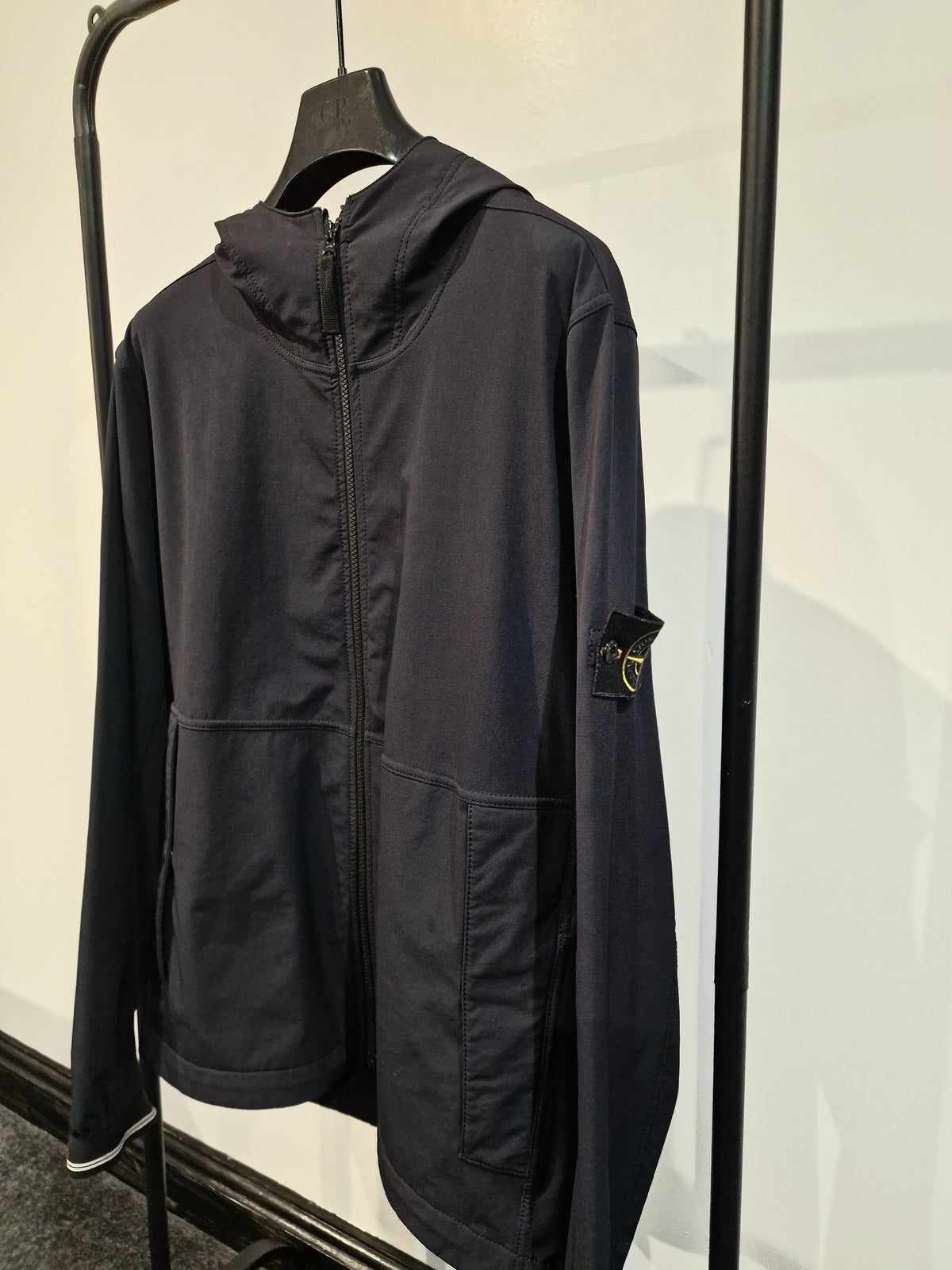 Stone Island Comfort Shell Jacket - Navy Blue