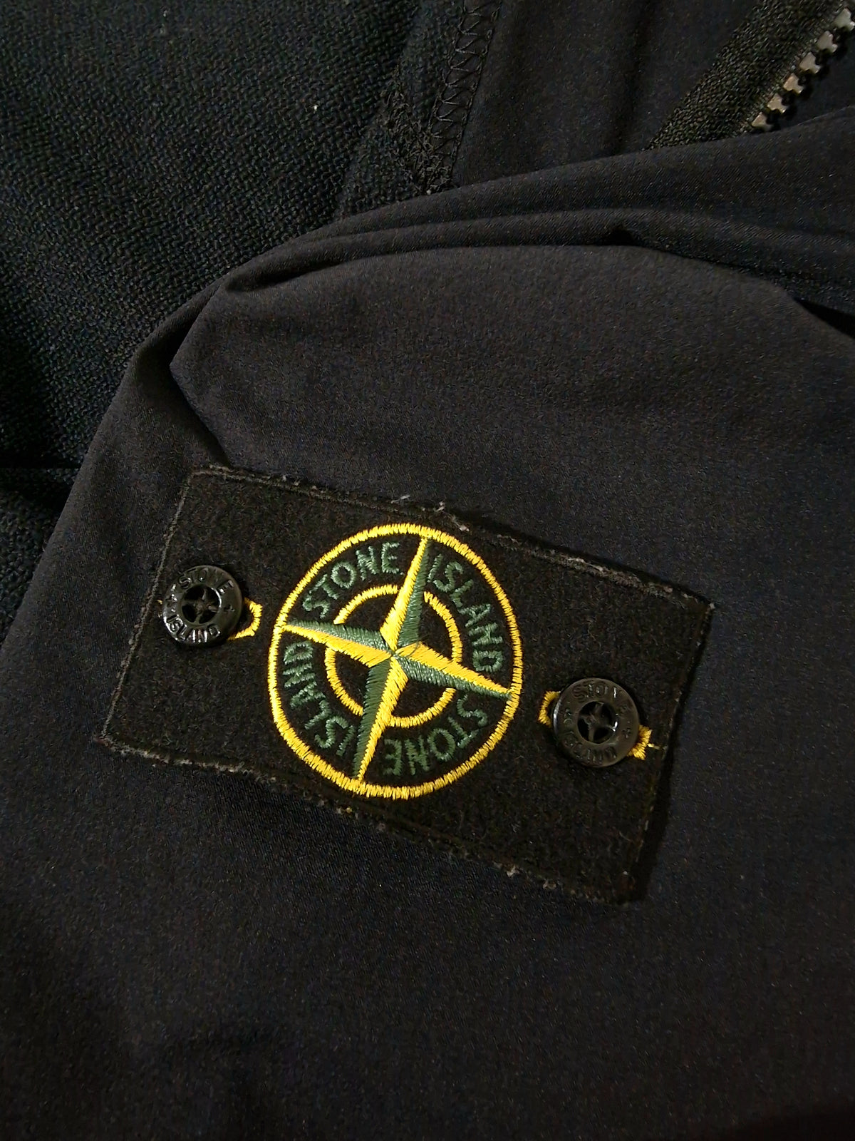 Stone Island Comfort Shell Jacket - Navy Blue