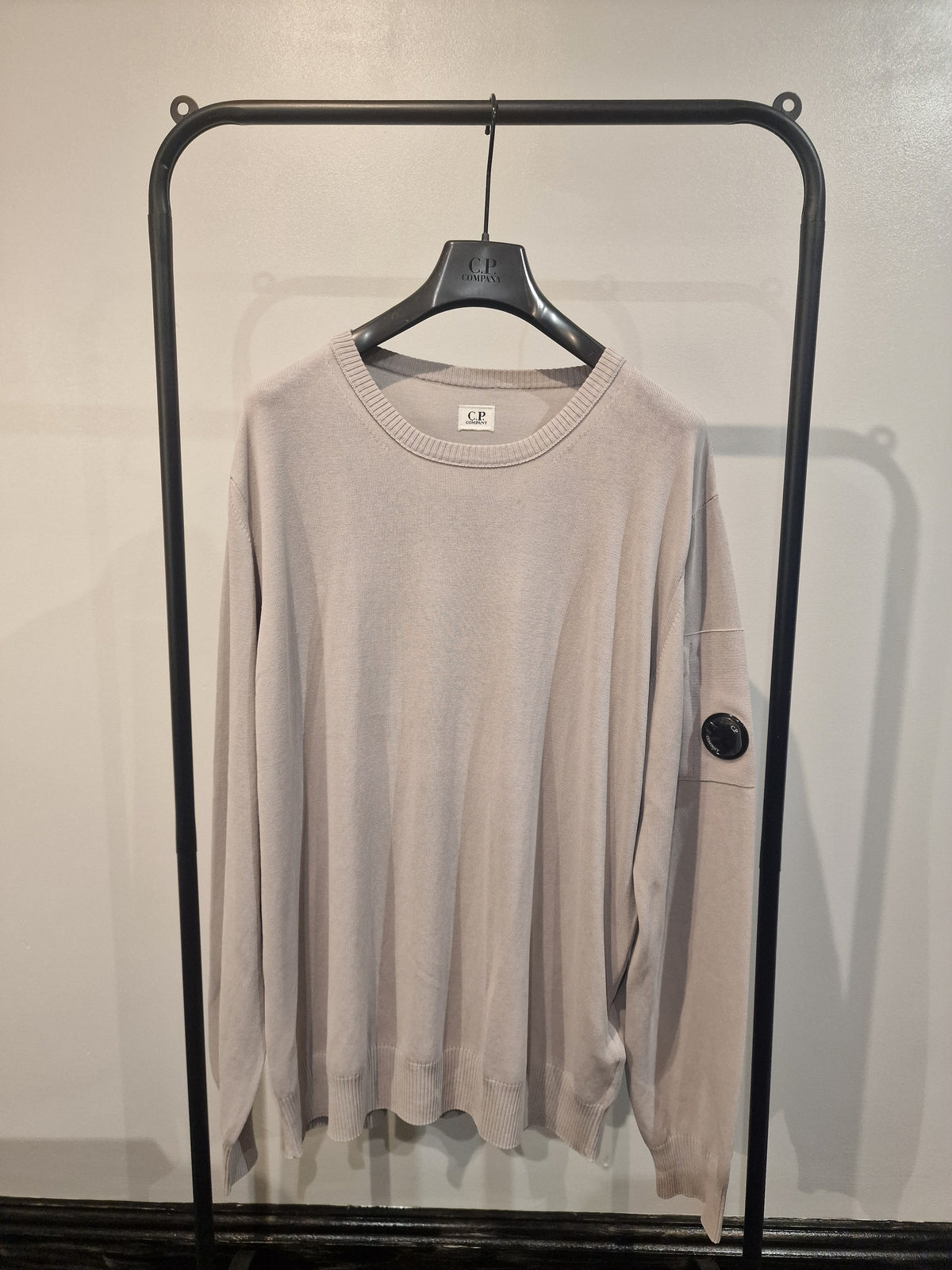C.P. Company Crewneck Knit Jumper - Grey