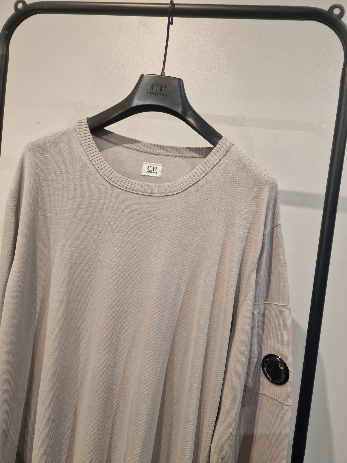 C.P. Company Crewneck Knit Jumper - Grey