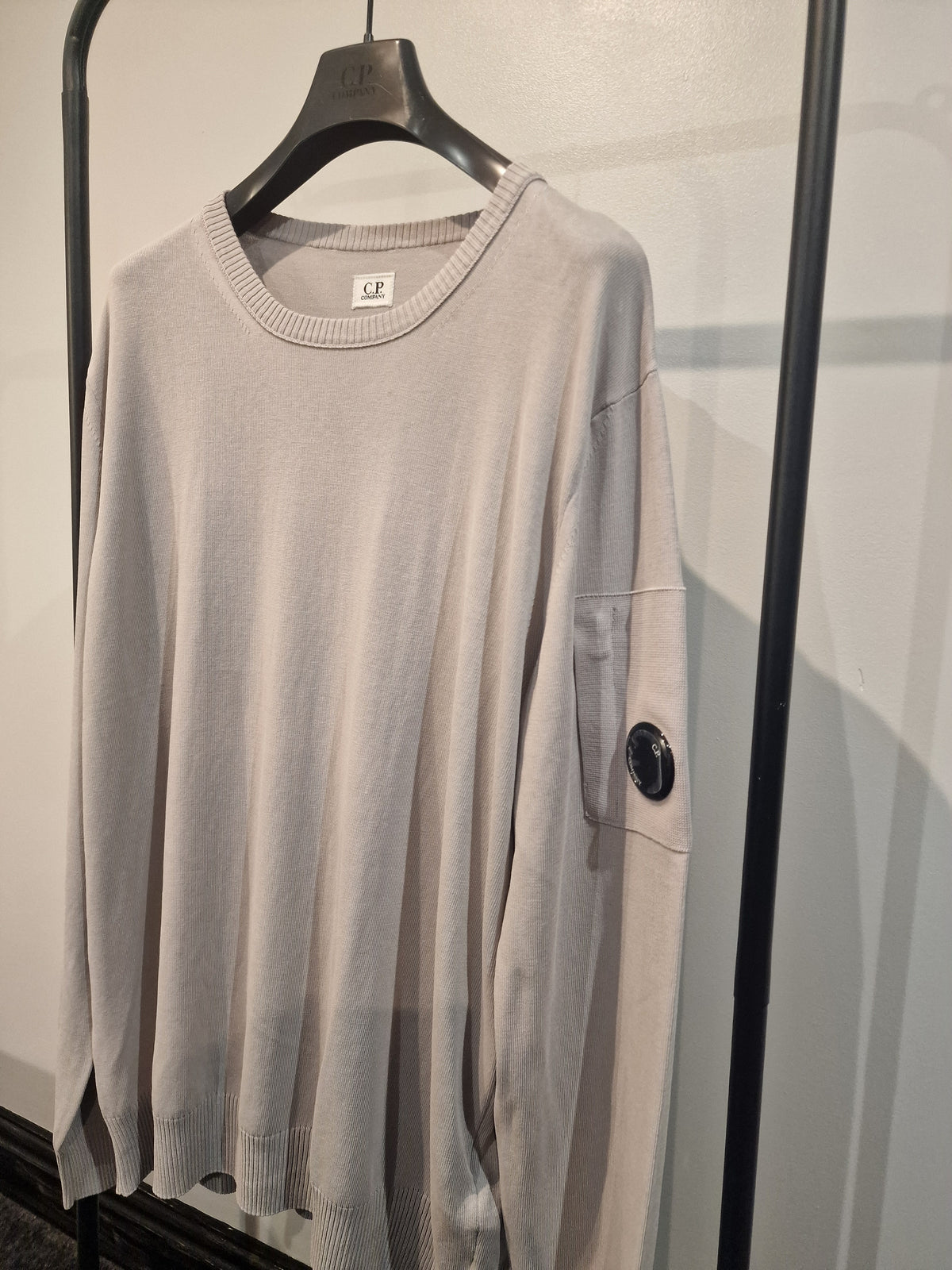 C.P. Company Crewneck Knit Jumper - Grey