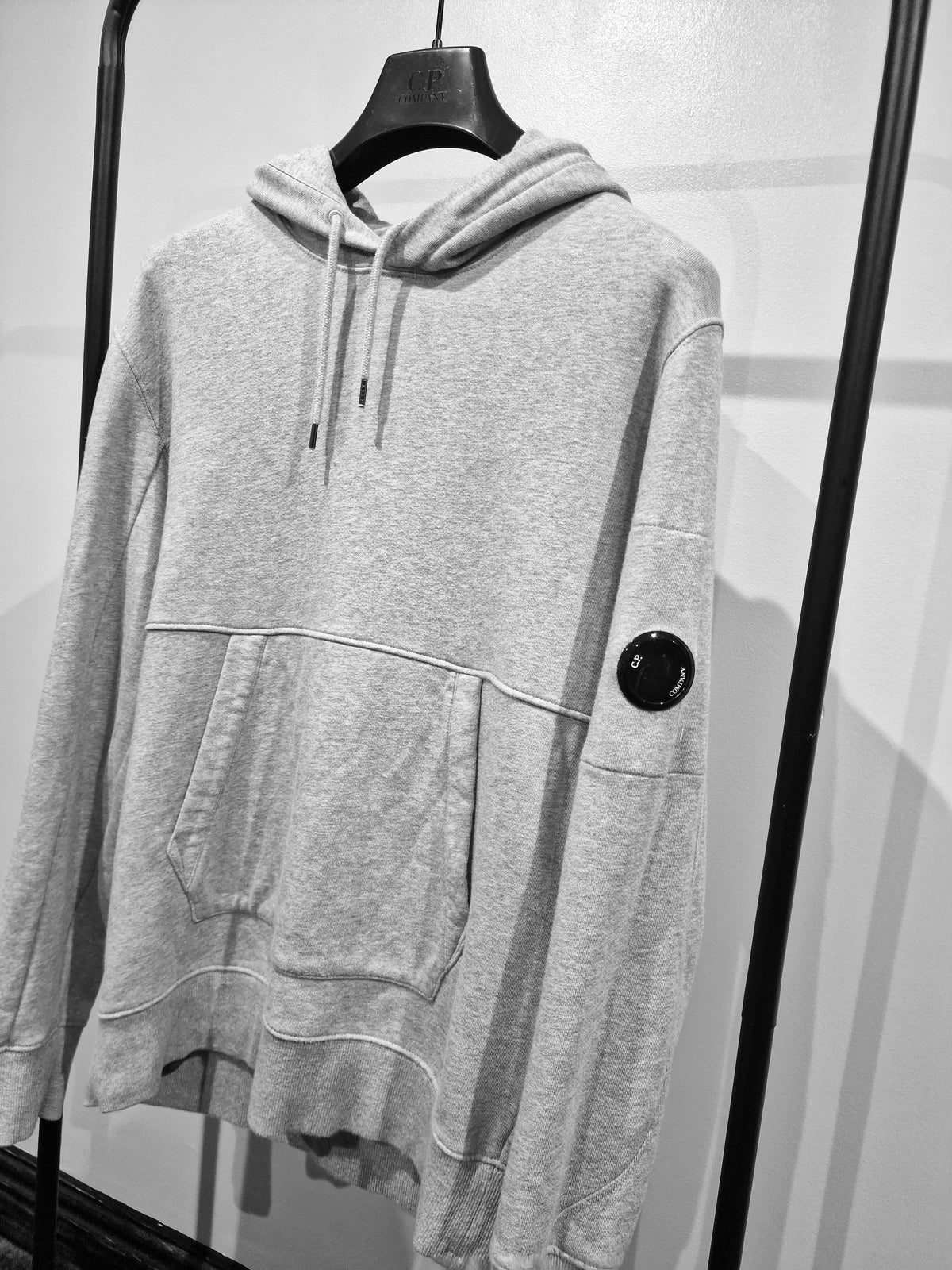 C.P. Company Overhead Hooded Sweatshirt - Grey