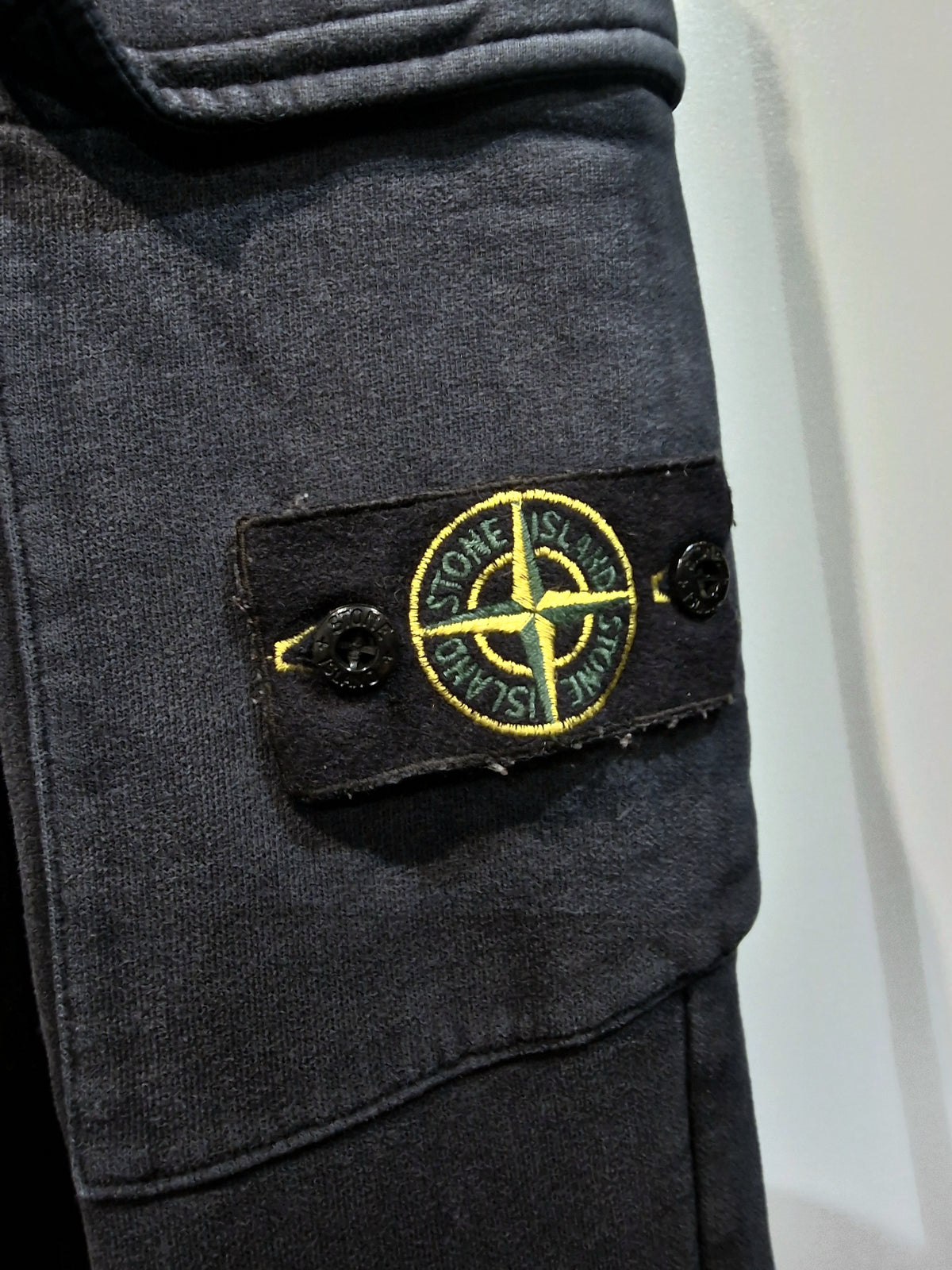 Stone Island Fleece Jogging Bottoms - Navy Blue