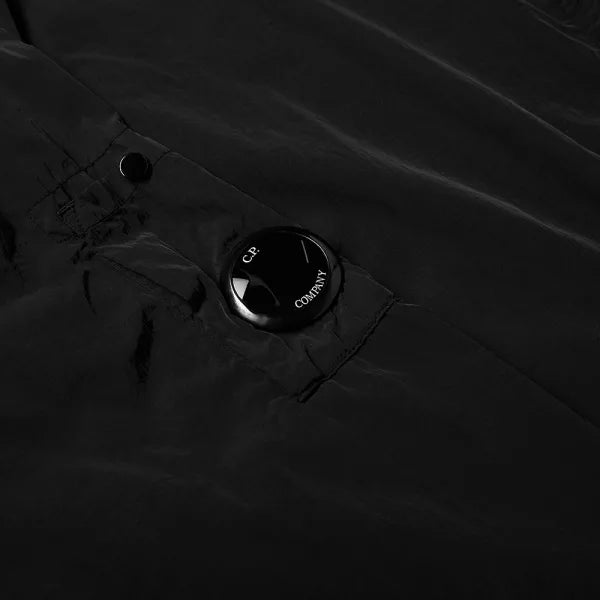 C.P. Company Nylon Popover Overshirt - Black