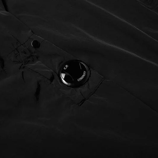 C.P. Company Nylon Popover Overshirt - Black