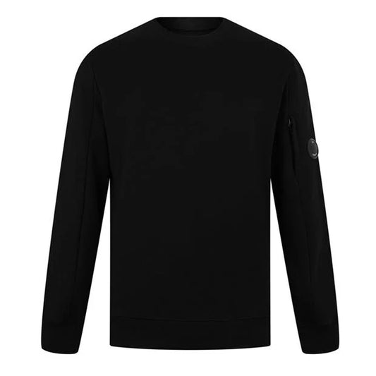 C.P. Company Diagonal Raised Sweatshirt - Black