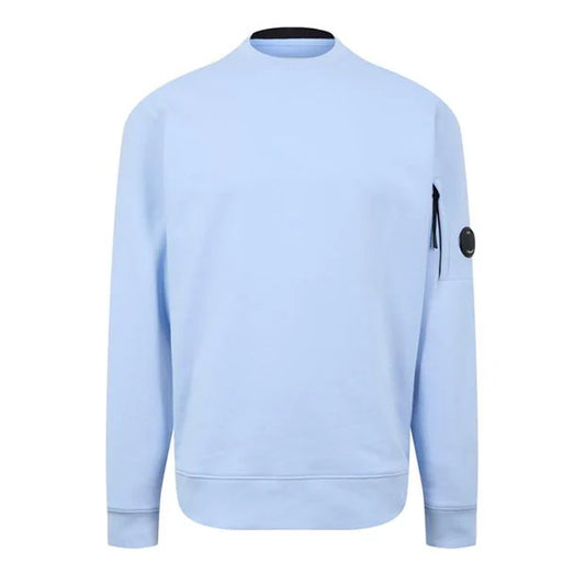 C.P. Company Diagonal Raised Sweatshirt - Cerulean
