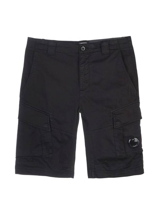 C.P. Company Stretch Bermuda Cargo Shorts - Navy Blue