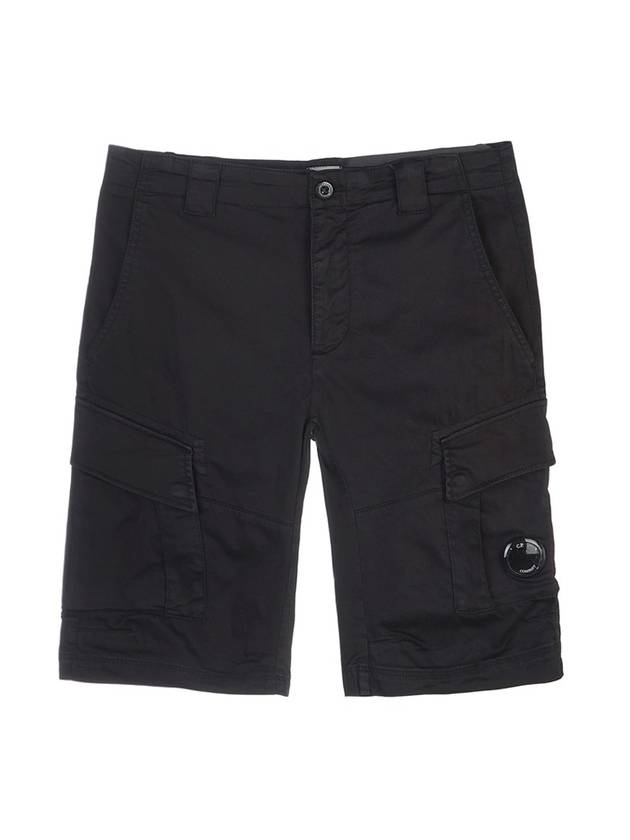 C.P. Company Stretch Bermuda Cargo Shorts - Navy Blue