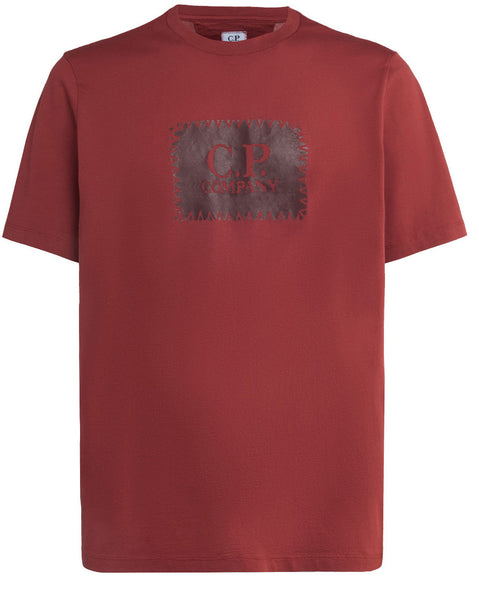C.P. Company Stamp Logo T-Shirt - Red