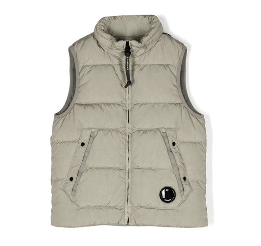 C.P. Company Junior Padded Gilet - Silver Sage