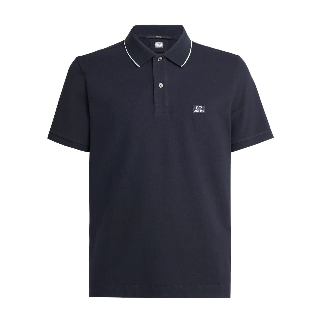 C.P. Company Slim Fit Polo Shirt - Navy Blue