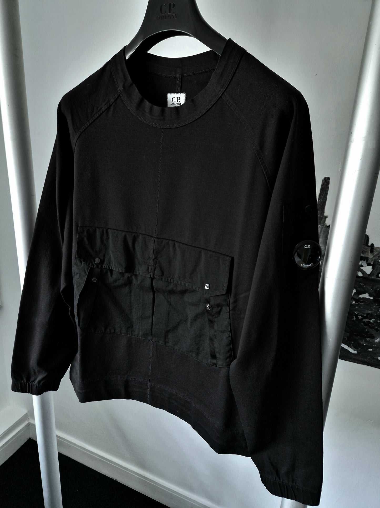 C.P. Company Heavy Jersey Sweatshirt - Black