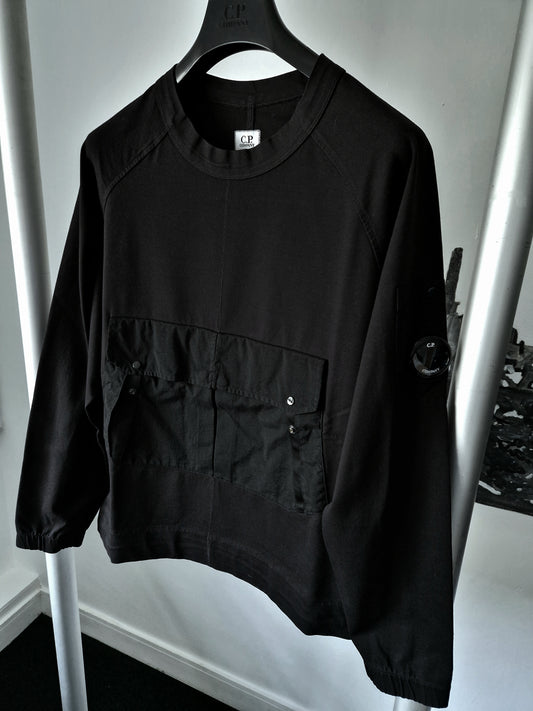 C.P. Company Heavy Jersey Sweatshirt - Black