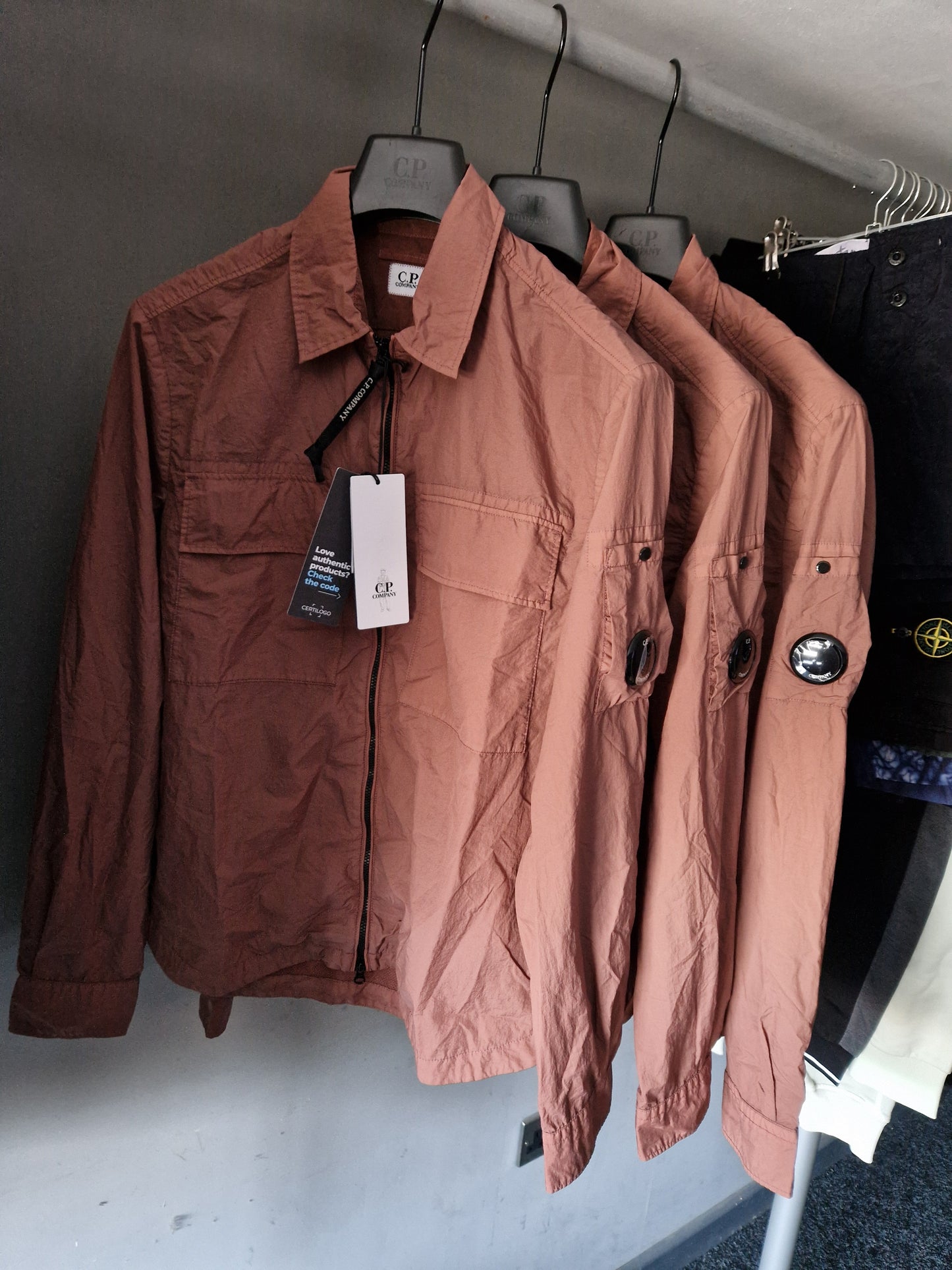 C.P. Company Taylon L Chrome Overshirt - Cedar Wood